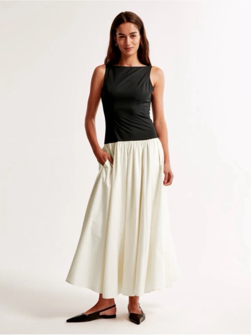 Abercrombie & Fitch Drop Waist Dress